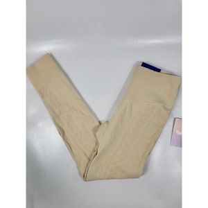 Joy Lab Women's High-Rise 7/8 Length Leggings Ivory Size Small